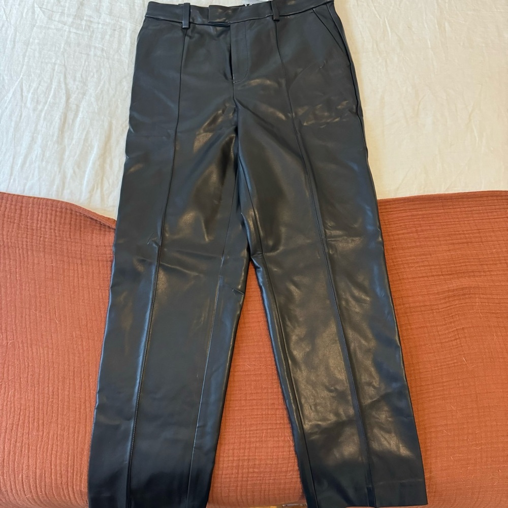 Feaux Leather Pants x Aimee Song